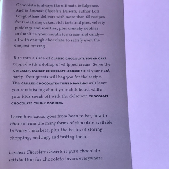 2 Cook Books Bundle: Chocolate Desserts & Southern Living Cooking for Christmas - Picture 4 of 15